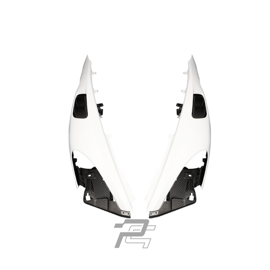GT4RS Style Dry Carbon Fiber Front Fender - Porsche 718 & GT4/RS & Spyder/RS