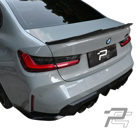 PSM Style Dry Carbon Fiber Trunk Spoiler - BMW M3 G80 & G20 3 Series