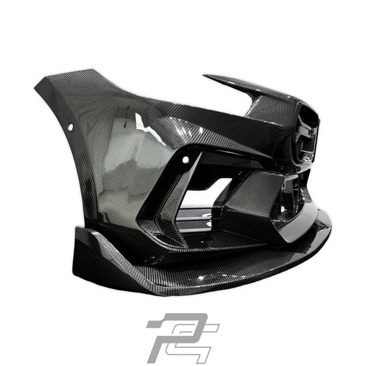AD Style Full Carbon Fiber Front Bumper - BMW M2 G87