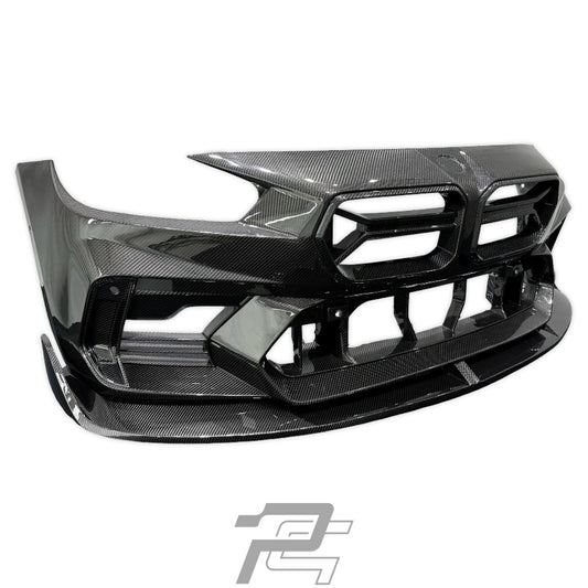 AD Style Full Carbon Fiber Front Bumper - BMW M2 G87
