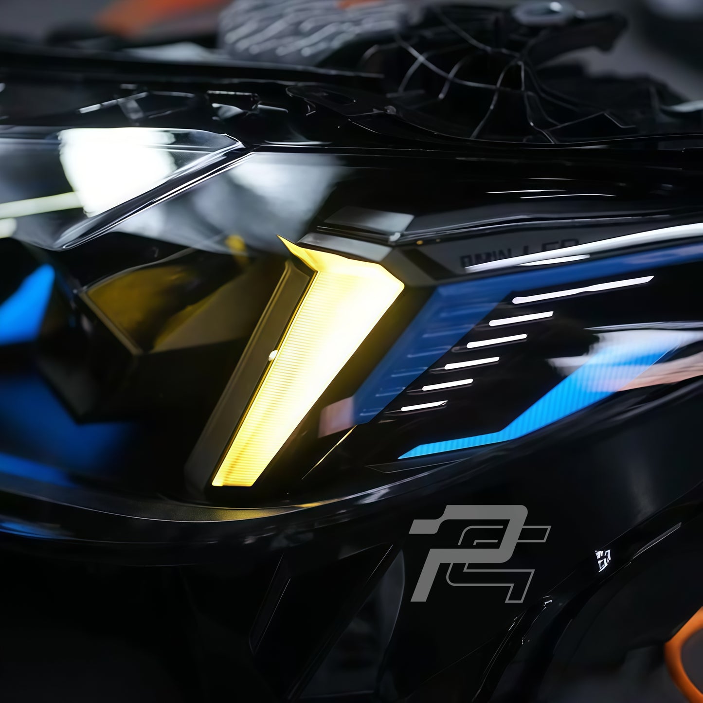 Snake Eye Yellow/White Switchable DRL LCI Facelift LED Headlights - BMW M3 G80/G81 & M4 G82/G83 & 4 Series G22/G23/G26