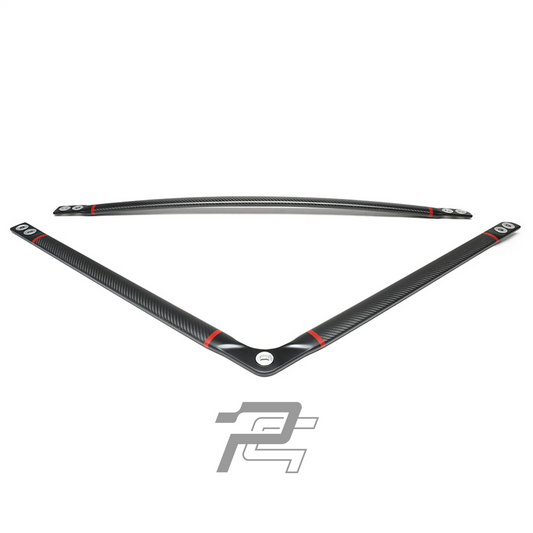 CR Style Dry Carbon Fiber Engine Strut Brace Bar - BMW M2 G87 & M3 G80/G81 & M4 G82/G83