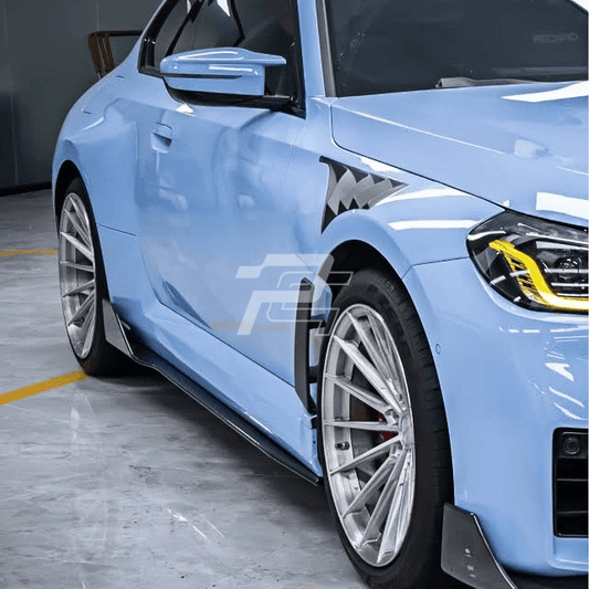 AD Style Dry Carbon Fiber Side Skirt V1 - BMW M2 G87