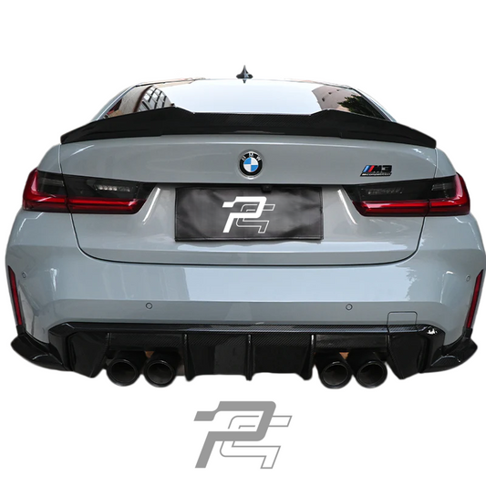 PSM Style Dry Carbon Fiber Trunk Spoiler - BMW M3 G80 & G20 3 Series