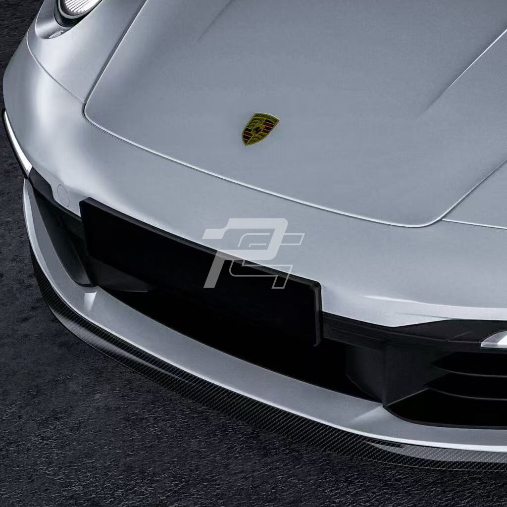 OEM Style Dry Carbon Fiber Front Lip- Porsche 992.1 911 Carrera / Targa