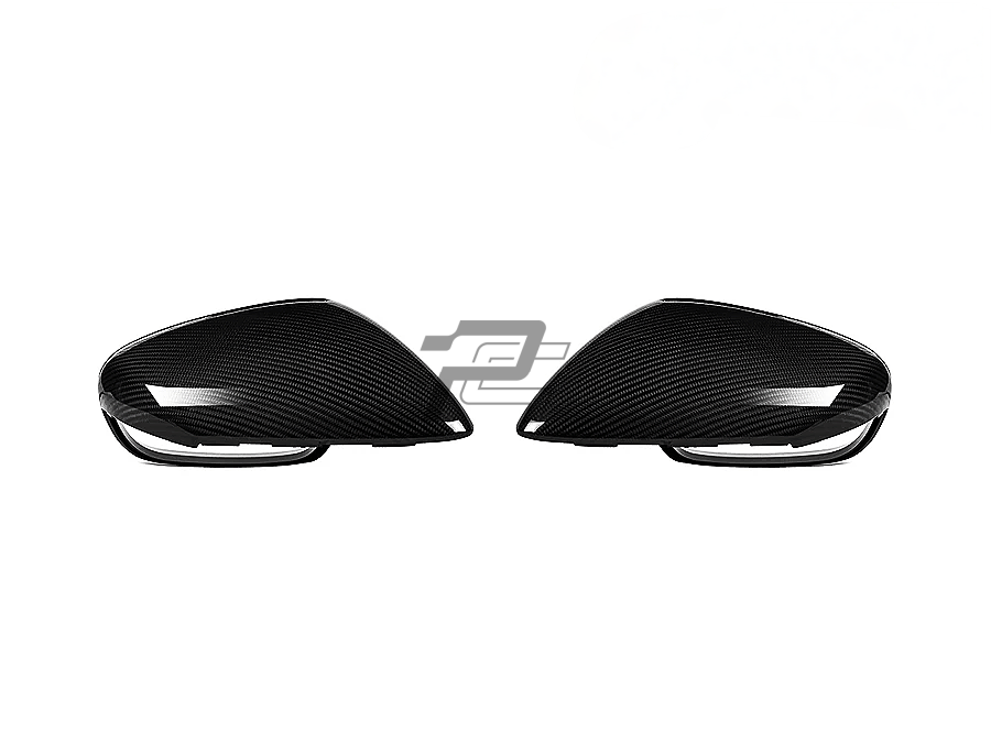 Dry Carbon Fiber Mirror Caps – Porsche 911 992 & Taycan 9J1