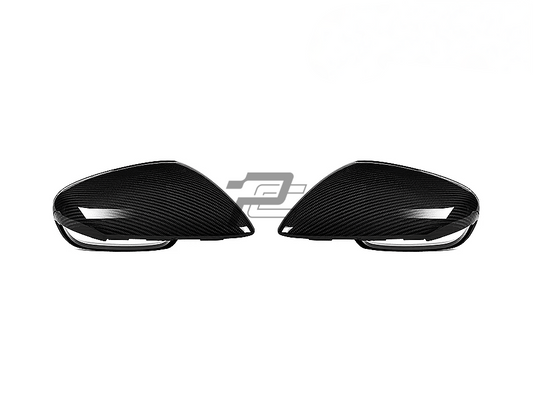 Dry Carbon Fiber Mirror Caps – Porsche 911 992 & Taycan 9J1