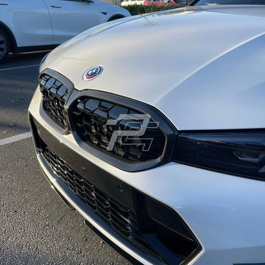 Diamond Dry Carbon Fiber Front Grille – BMW 3 Series LCI G20