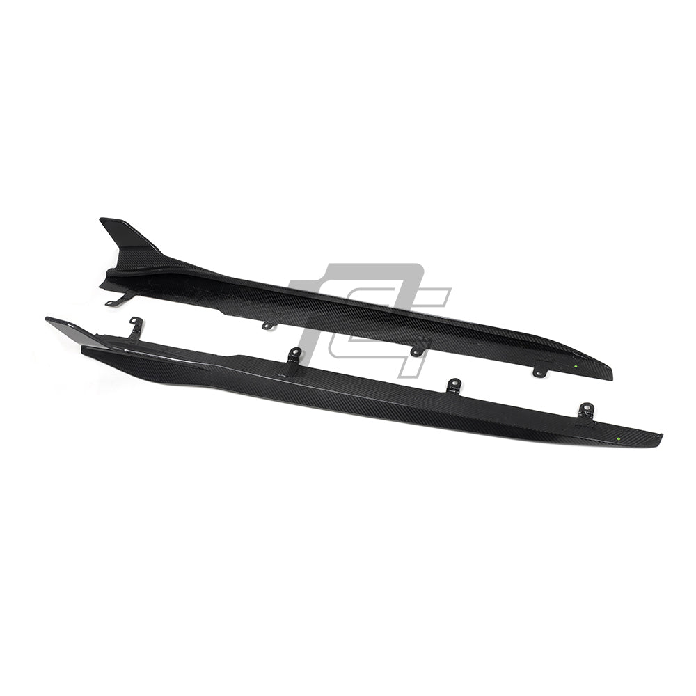 SQ Style Carbon Fiber Side Skirt - BMW M8 F93 & 8 Series G16