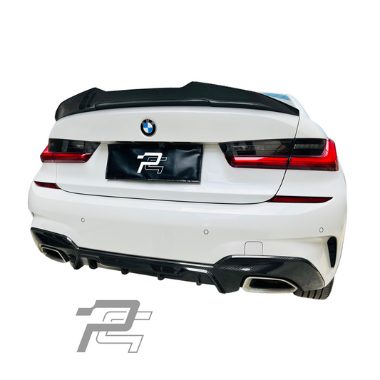PSM Style Dry Carbon Fiber Trunk Spoiler - BMW M3 G80 & G20 3 Series