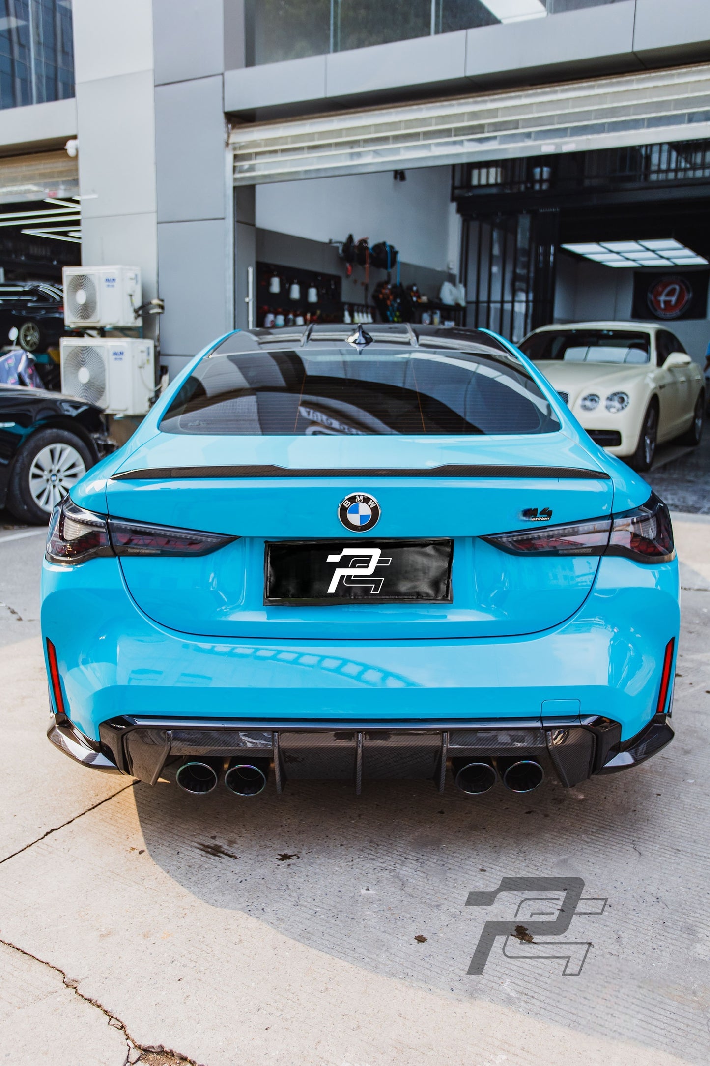 Euro Style Dry Carbon Fiber Rear Diffuser - BMW M3 G80/G81 & M4 G82/G83