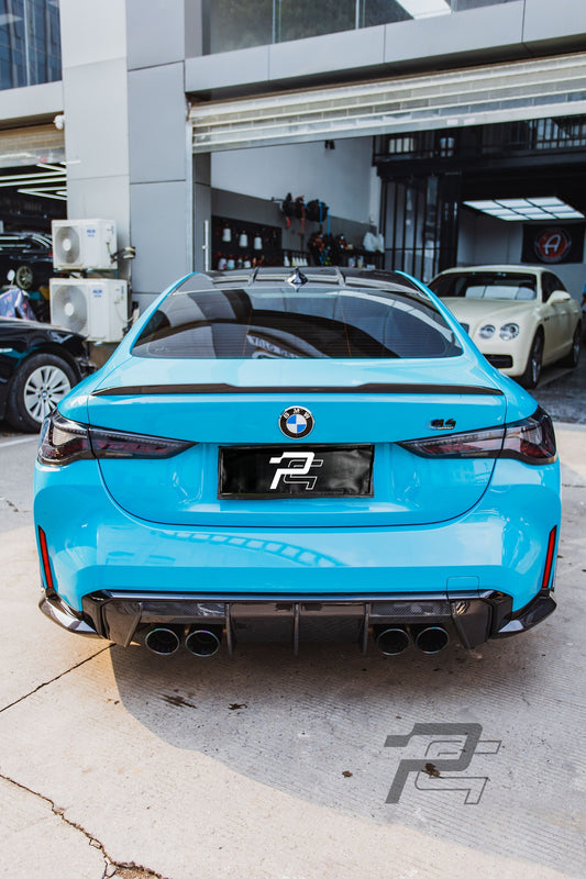 Euro Style Dry Carbon Fiber Rear Diffuser - BMW M3 G80/G81 & M4 G82/G83