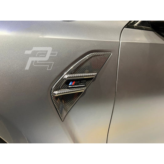 MP Style Dry Carbon Fiber Side Fender Vent Replacement Trim - BMW M3 G80/G81 & M4 G82/G83