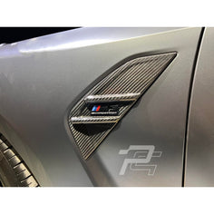 MP Style Dry Carbon Fiber Side Fender Vent Replacement Trim - BMW M3 G80/G81 & M4 G82/G83