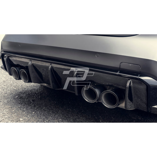 OEM Style Dry Carbon Fiber Rear Diffuser - BMW M3 G80/G81 & M4 G82/G83