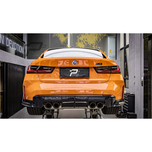 Euro Style Dry Carbon Fiber Rear Diffuser - BMW M3 G80/G81 & M4 G82/G83