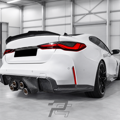 MP Exhaust Style Carbon Fiber Rear Diffuser - BMW M3 G80/G81 & M4 G82/G83