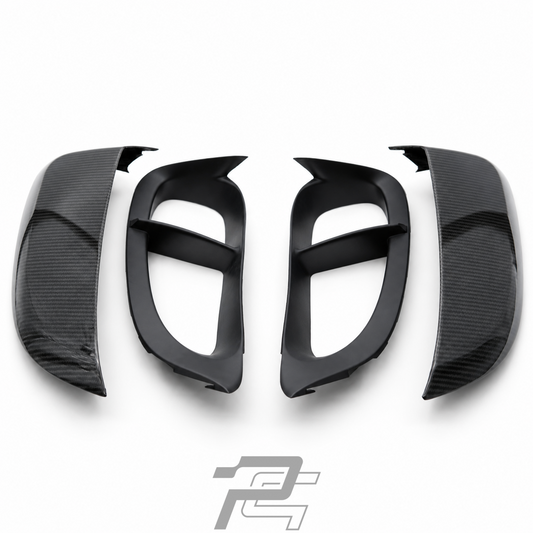 GT4RS Style Dry Carbon Fiber Side Air Intake Cover - Porsche 718 GT4/RS & Spyder/RS