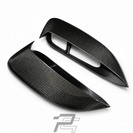 GT4RS Style Dry Carbon Fiber Side Air Intake Cover - Porsche 718 GT4/RS & Spyder/RS