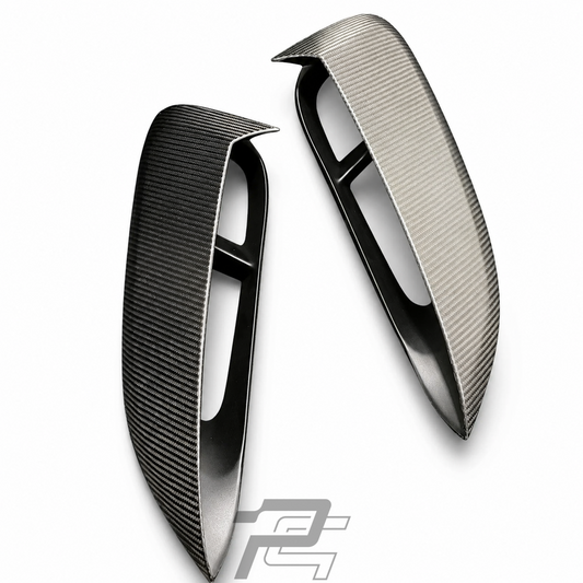 GT4RS Style Dry Carbon Fiber Side Air Intake Cover - Porsche 718 GT4/RS & Spyder/RS