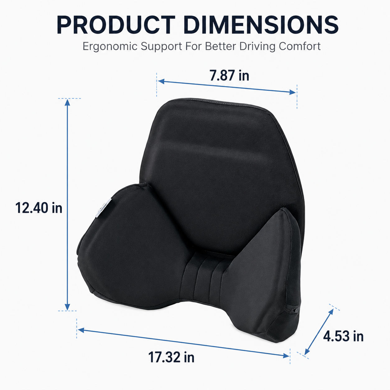 Premium Ergonomic Pelvic Support Cushion - Porsche LWCB & BMW Bucket Seats