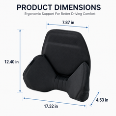 Premium Ergonomic Pelvic Support Cushion - Porsche LWCB & BMW Bucket Seats
