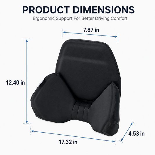 Premium Ergonomic Pelvic Support Cushion - Porsche LWCB & BMW Bucket Seats