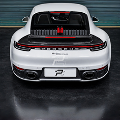 Sport Classic Style Dry Carbon Fiber Ducktail Spoiler - Porsche 992.1 911 Carrera