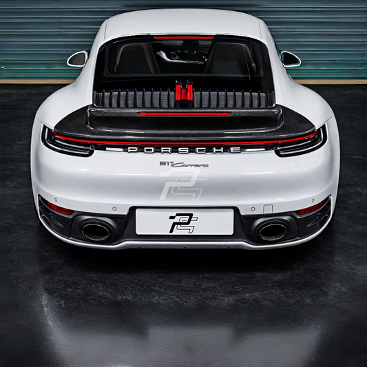 Sport Classic Style Dry Carbon Fiber Ducktail Spoiler - Porsche 992.1 911 Carrera
