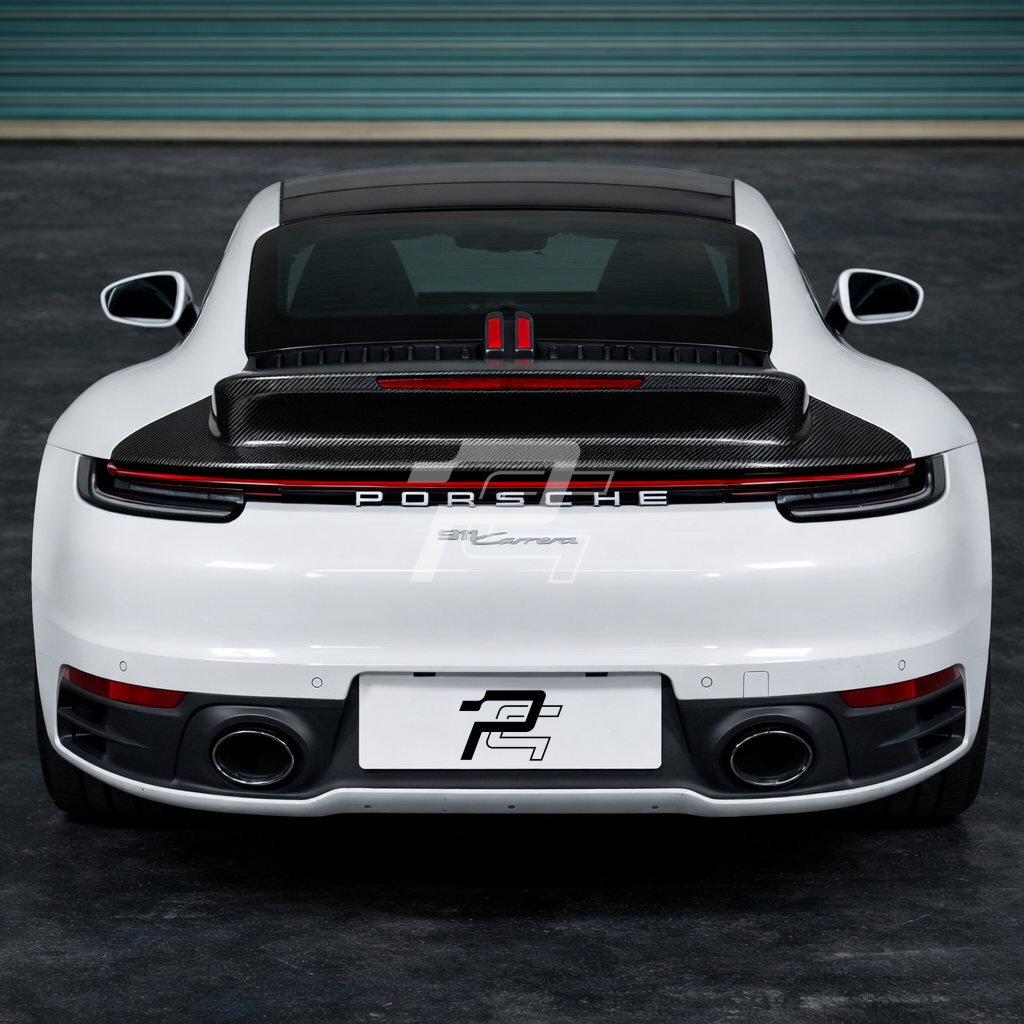 Sport Classic Style Dry Carbon Fiber Ducktail Spoiler - Porsche 992.1 911 Carrera