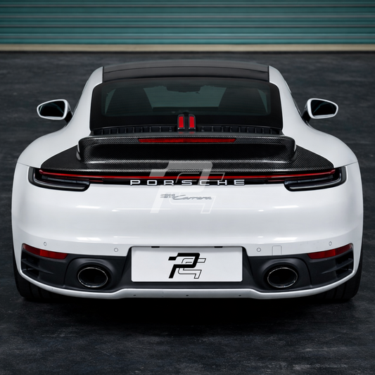 Sport Classic Style Dry Carbon Fiber Ducktail Spoiler - Porsche 992.1 911 Carrera