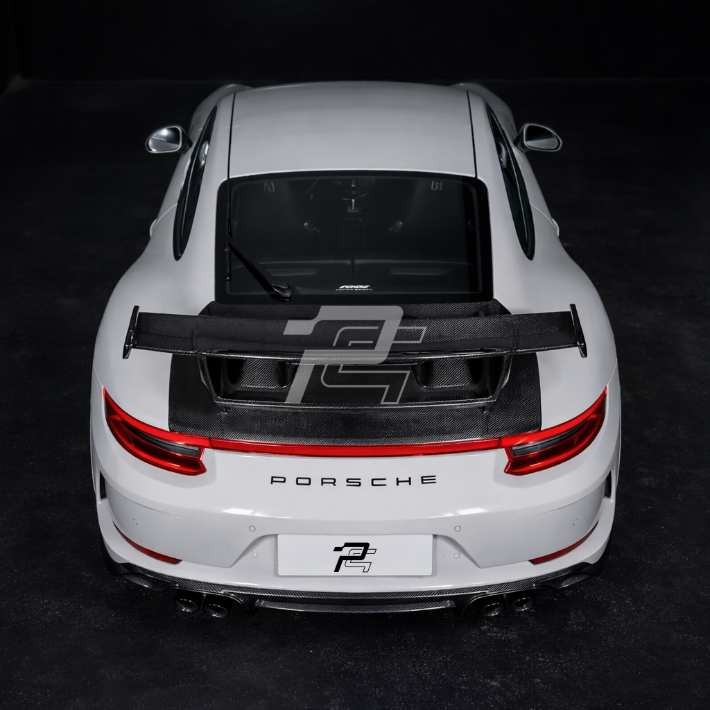 GT3 Style Dry Carbon Fiber Rear Wing Kit - Porsche 911 991