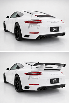 GT3 Style Dry Carbon Fiber Rear Wing Kit - Porsche 911 991
