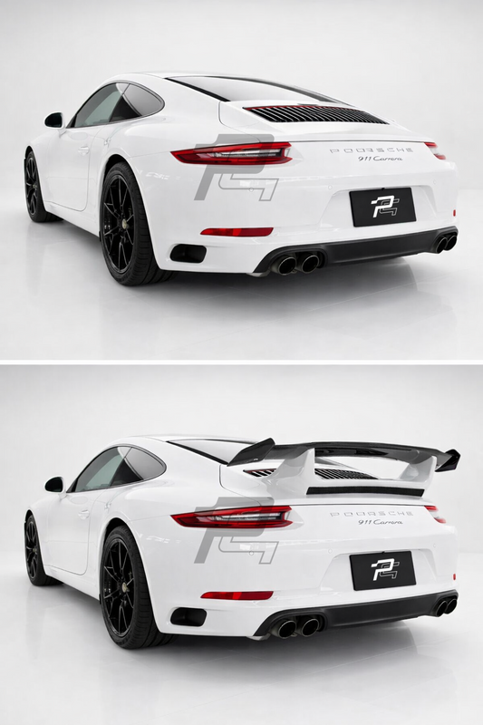 GT3 Style Dry Carbon Fiber Rear Wing Kit - Porsche 911 991