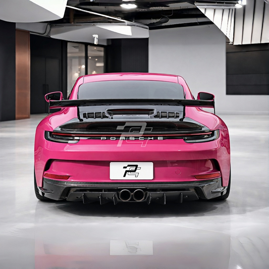 GT3 Style Dry Carbon Fiber Rear Spoiler Wing Kit - Porsche 911 992.1 Carrera/4/S/T/4S/Targa/GTS