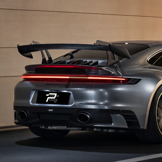 GT3 Style Dry Carbon Fiber Rear Spoiler Wing Kit - Porsche 911 992.1 Carrera/4/S/T/4S/Targa/GTS