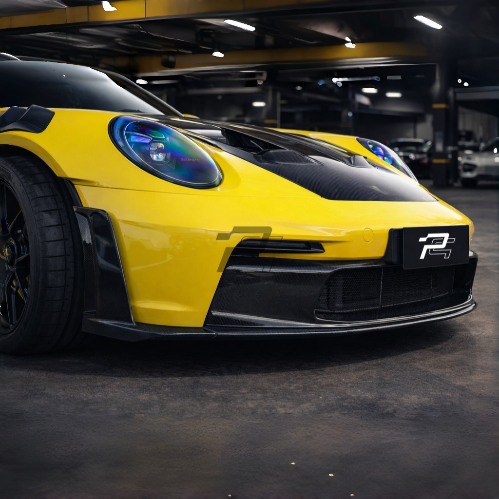 Dry Carbon Fiber Front Lip Splitter with Winglets – Porsche 992.1 GT3RS