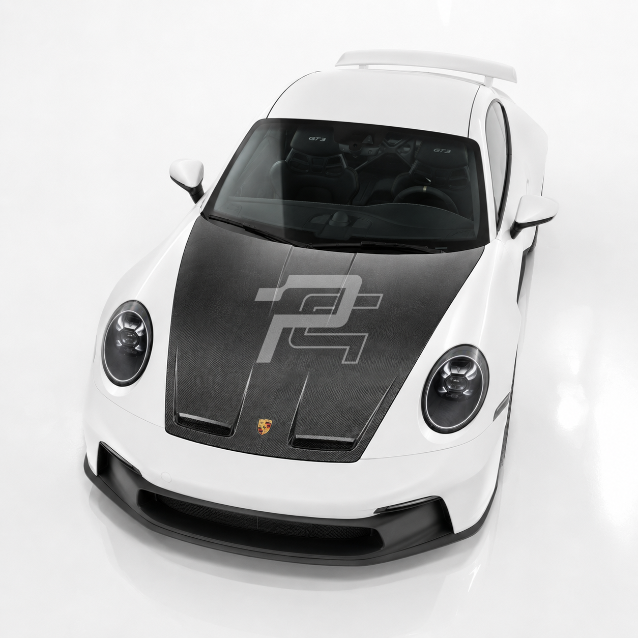 GT3 Style Dry Carbon Fiber Front Hood – Porsche 911 992 Carrera / Targa / Turbo / GT3