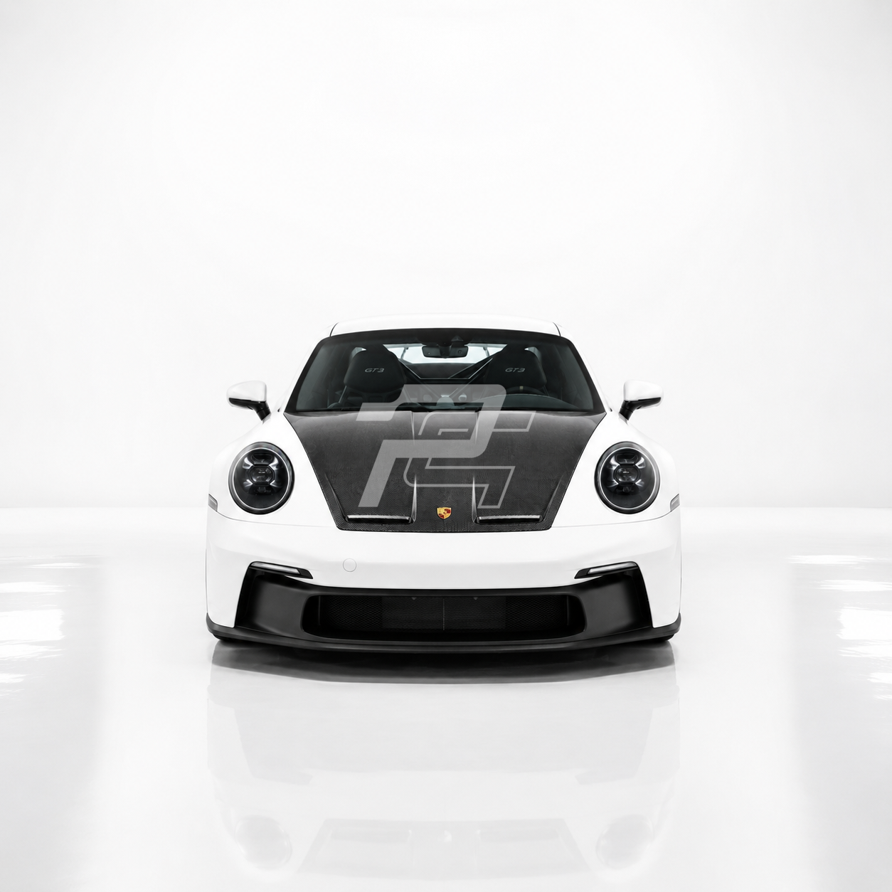 GT3 Style Dry Carbon Fiber Front Hood – Porsche 911 992 Carrera / Targa / Turbo / GT3