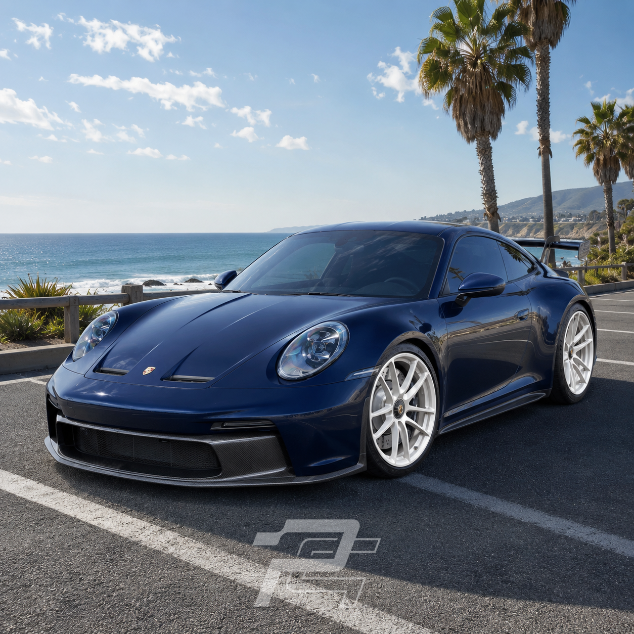 Dry Carbon Fiber Front Lip Splitter – Porsche 911 992.1 GT3 / GT3 Touring