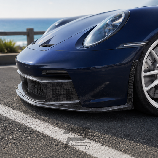 Dry Carbon Fiber Front Lip Splitter – Porsche 911 992.1 GT3 / GT3 Touring