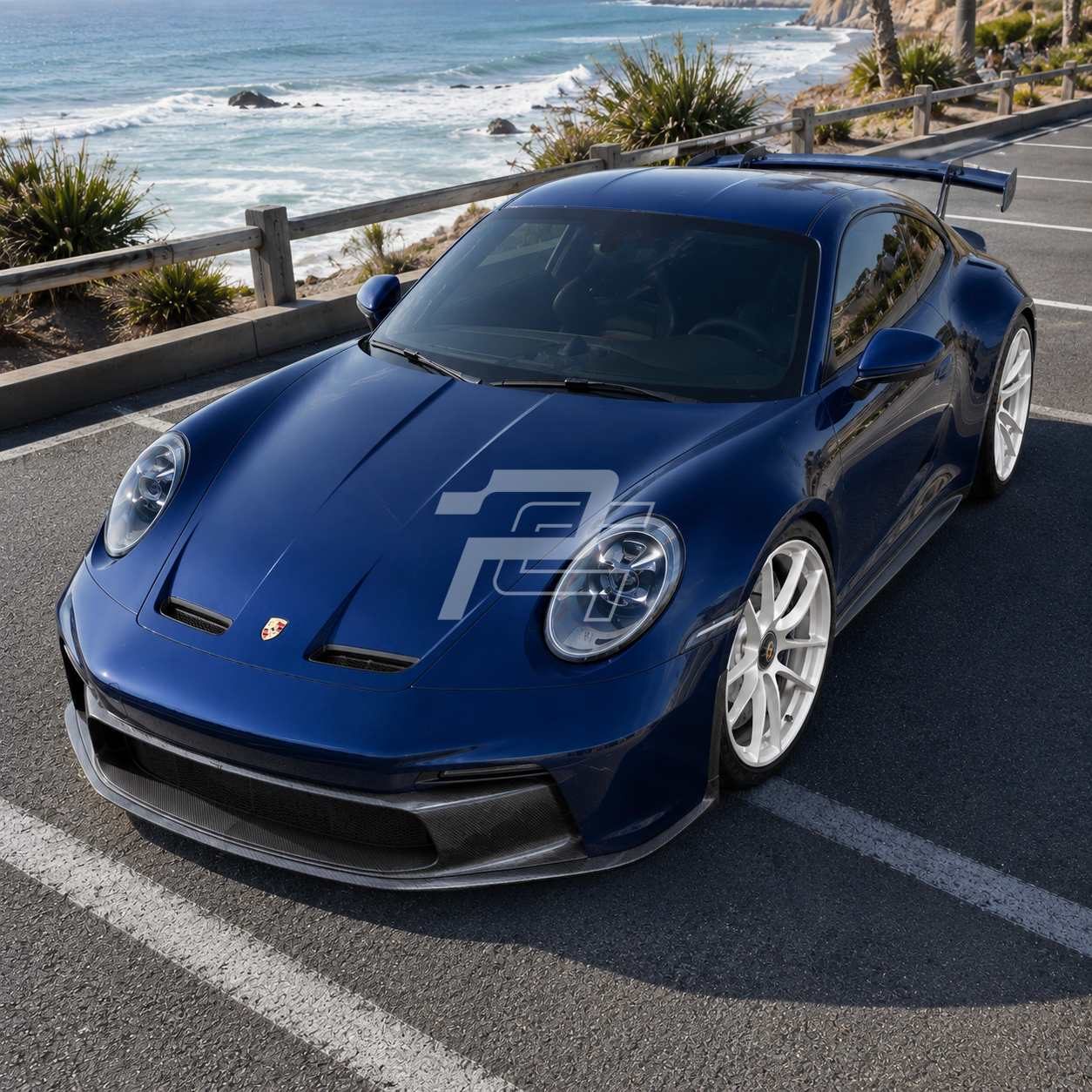 Dry Carbon Fiber Front Lip Splitter – Porsche 911 992.1 GT3 / GT3 Touring