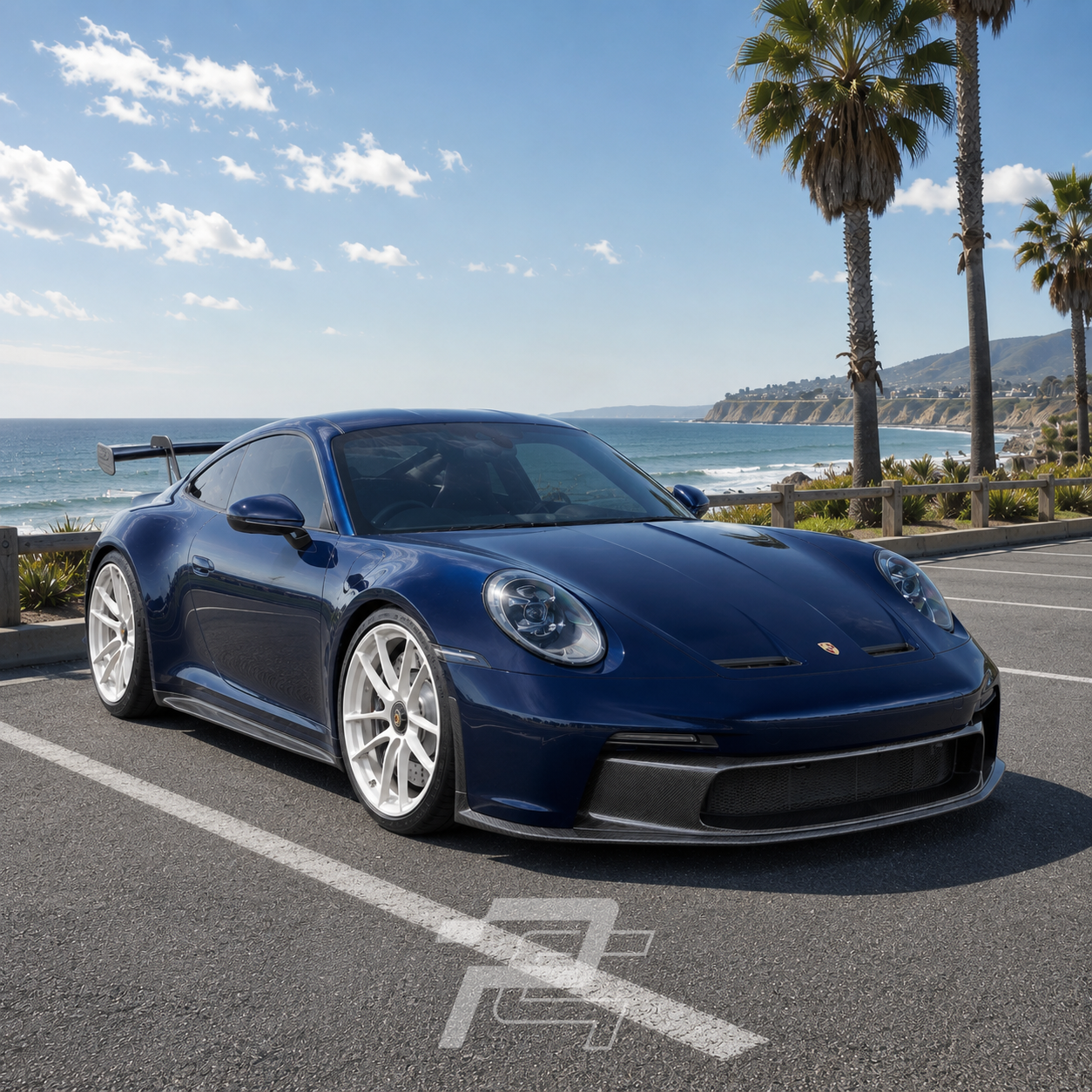 Dry Carbon Fiber Front Lip Splitter – Porsche 911 992.1 GT3 / GT3 Touring