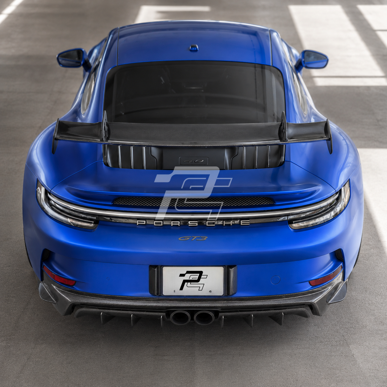 Dry Carbon Fiber Rear Diffuser Valance – Porsche 911 992.1 GT3 / GT3 Touring