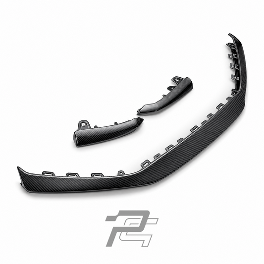 OEM Style Dry Carbon Fiber Front Lip- Porsche 992.2 911 Carrera / Targa