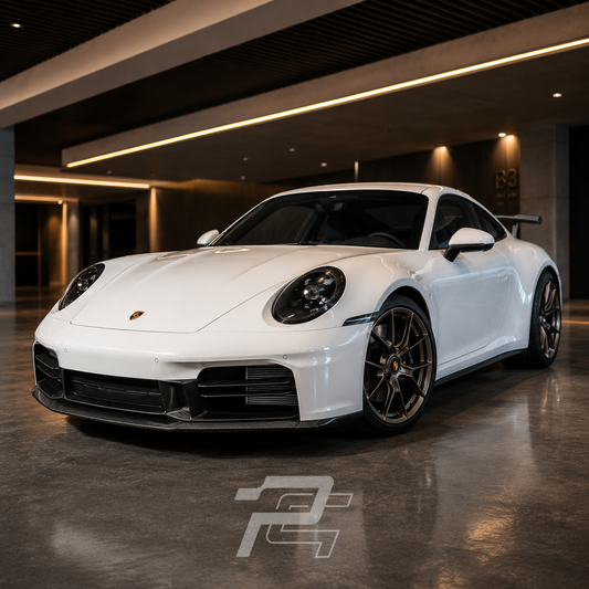 OEM Style Dry Carbon Fiber Front Lip- Porsche 992.2 911 Carrera / Targa