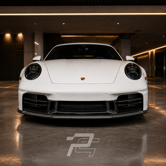 OEM Style Dry Carbon Fiber Front Lip- Porsche 992.2 911 Carrera / Targa