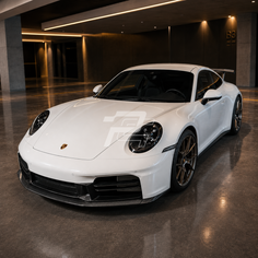 OEM Style Dry Carbon Fiber Front Lip- Porsche 992.2 911 Carrera / Targa