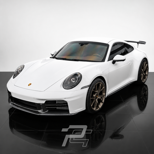 Dry Carbon Fiber Front Lower Bumper Grille - Porsche 992.2 911 Carrera / Targa Sport Design