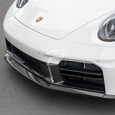 Dry Carbon Fiber Front Lower Bumper Grille - Porsche 992.2 911 Carrera / Targa Sport Design